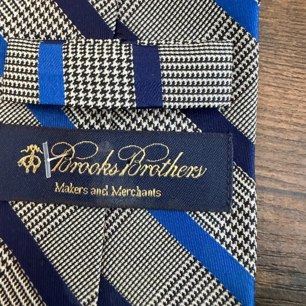 Brooks Brothers Ties Mens Multi Pattern Silk Lot of 3 Geometric Stripe Tie
